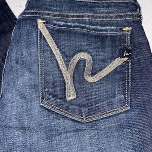 Citizens Of Humanity Blue Boot Cut Jeans